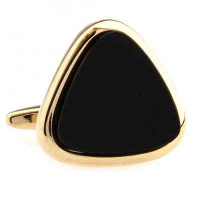 Gold Triangle with Black Agate.JPG